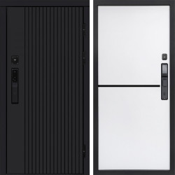 Входная дверь Termo-Door Смарт Твист Black - Нео White