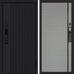 Входная дверь Termo-Door Смарт Твист Black - Porte Grey софт