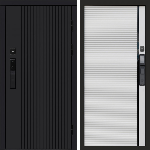 Входная дверь Termo-Door Смарт Твист Black - Porte white