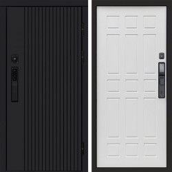 Входная дверь Termo-Door Смарт Твист Black - Спарта белое дерево