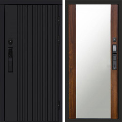 Входная дверь Termo-Door Смарт Твист Black - Зеркало дуб