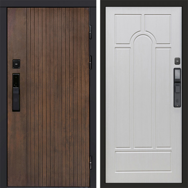 Входная дверь Termo-Door Смарт Твист Ультра - Арка лиственница