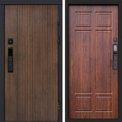 Входная дверь Termo-Door Смарт Твист Ультра - Без серии Орех премиум