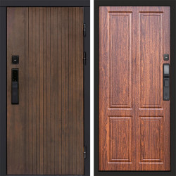 Входная дверь Termo-Door Смарт Твист Ультра - Без серии Орех стандарт