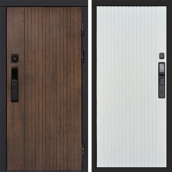 Входная дверь Termo-Door Смарт Твист Ультра - Flat Белый софт