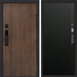 Входная дверь Termo-Door Смарт Твист Ультра - Flat Черный кварц