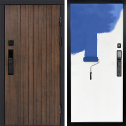 Входная дверь Termo-Door Смарт Твист Ультра - Гладкая Панель Под Покраску Под покраску (грунт)