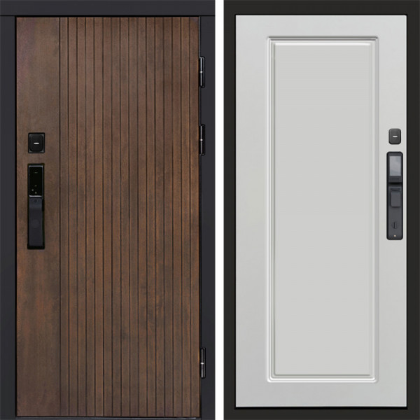 Входная дверь Termo-Door Смарт Твист Ультра - Гранд Белый софт