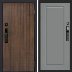 Входная дверь Termo-Door Смарт Твист Ультра - Гранд Grey софт
