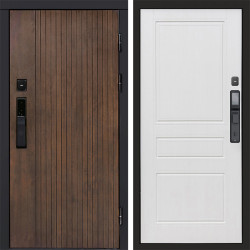 Входная дверь Termo-Door Смарт Твист Ультра - Классика белое дерево