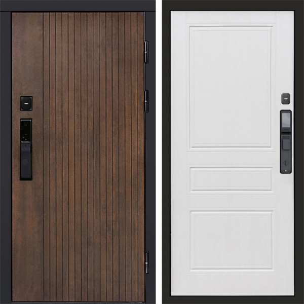 Входная дверь Termo-Door Смарт Твист Ультра - Классика белое дерево