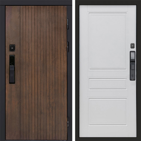 Входная дверь Termo-Door Смарт Твист Ультра - Классика белый матовый