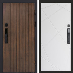 Входная дверь Termo-Door Смарт Твист Ультра - Лучи белый