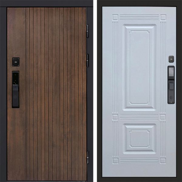 Входная дверь Termo-Door Смарт Твист Ультра - Мадрид Белый софт