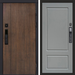 Входная дверь Termo-Door Смарт Твист Ультра - Марсель Grey софт