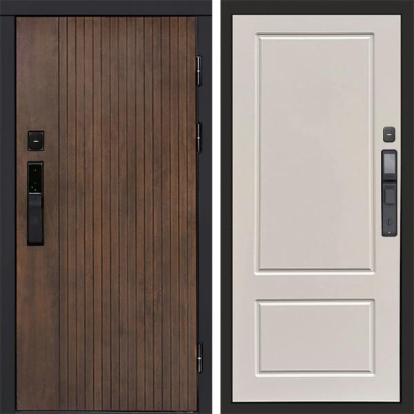 Входная дверь Termo-Door Смарт Твист Ультра - Марсель Слоновая кость