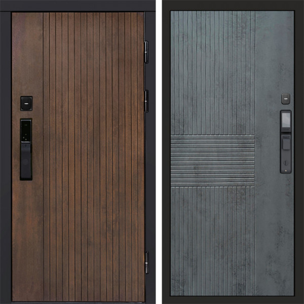 Входная дверь Termo-Door Смарт Твист Ультра - Мастино Бетон темный