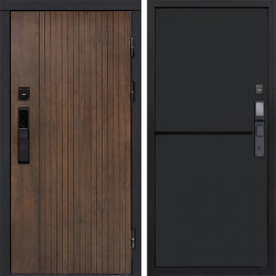 Входная дверь Termo-Door Смарт Твист Ультра - Нео Black