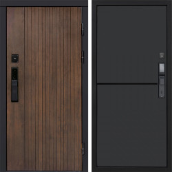 Входная дверь Termo-Door Смарт Твист Ультра - Нео Графит