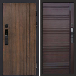 Входная дверь Termo-Door Смарт Твист Ультра - Porte Шоколад