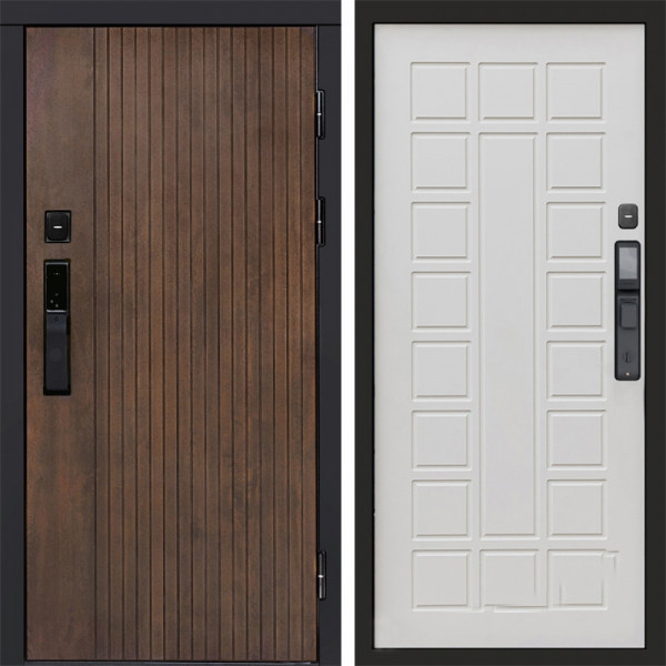 Входная дверь Termo-Door Смарт Твист Ультра - Престиж бежевый матовый