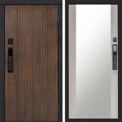 Входная дверь Termo-Door Смарт Твист Ультра - Зеркало лиственница