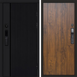 Входная дверь Termo-Door Смарт Урбан Black - Flat Дуб