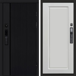 Входная дверь Termo-Door Смарт Урбан Black - Гранд Белый софт