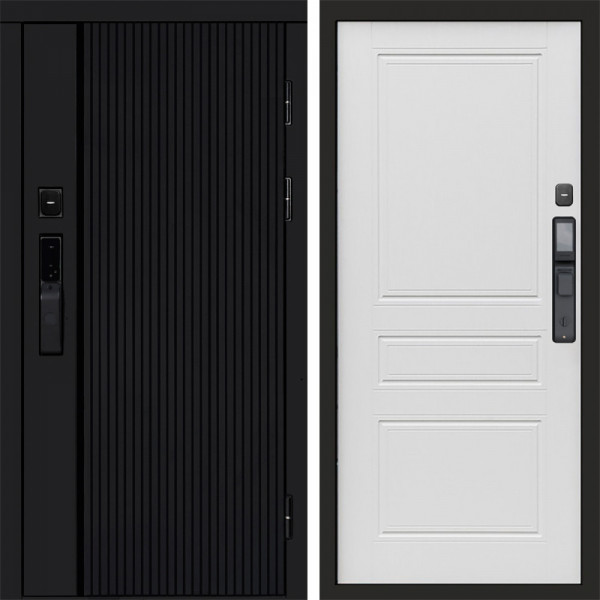 Входная дверь Termo-Door Смарт Урбан Black - Классика лиственница