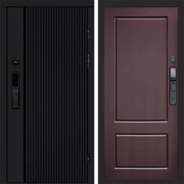 Входная дверь Termo-Door Смарт Урбан Black - Марсель Шоколад
