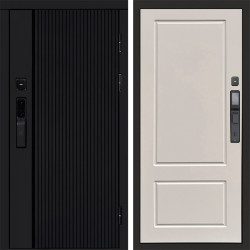 Входная дверь Termo-Door Смарт Урбан Black - Марсель Слоновая кость