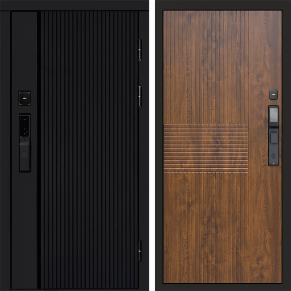 Входная дверь Termo-Door Смарт Урбан Black - Мастино Дуб