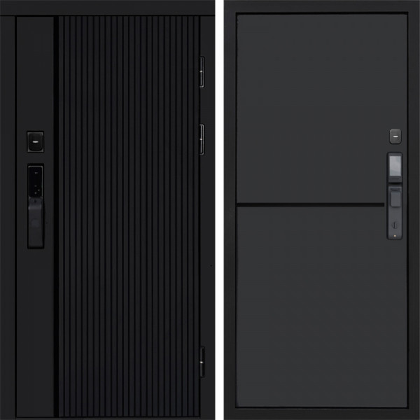 Входная дверь Termo-Door Смарт Урбан Black - Нео Графит