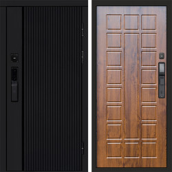 Входная дверь Termo-Door Смарт Урбан Black - Престиж дуб