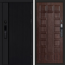 Входная дверь Termo-Door Смарт Урбан Black - Престиж венге