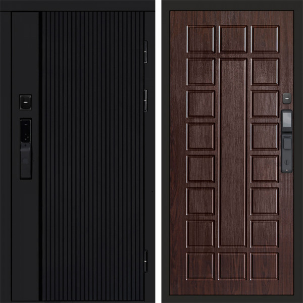 Входная дверь Termo-Door Смарт Урбан Black - Престиж венге
