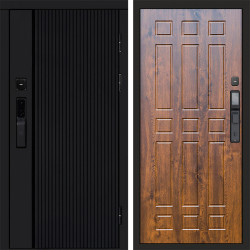 Входная дверь Termo-Door Смарт Урбан Black - Спарта дуб