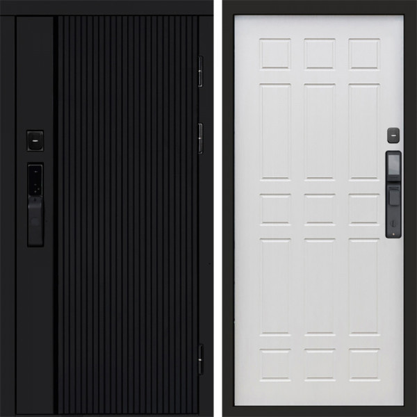 Входная дверь Termo-Door Смарт Урбан Black - Спарта лиственница