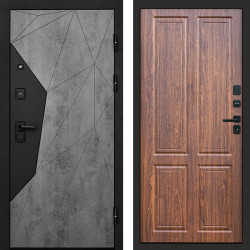 Входная дверь Termo-Door Авангард Бетон - Без серии Орех стандарт