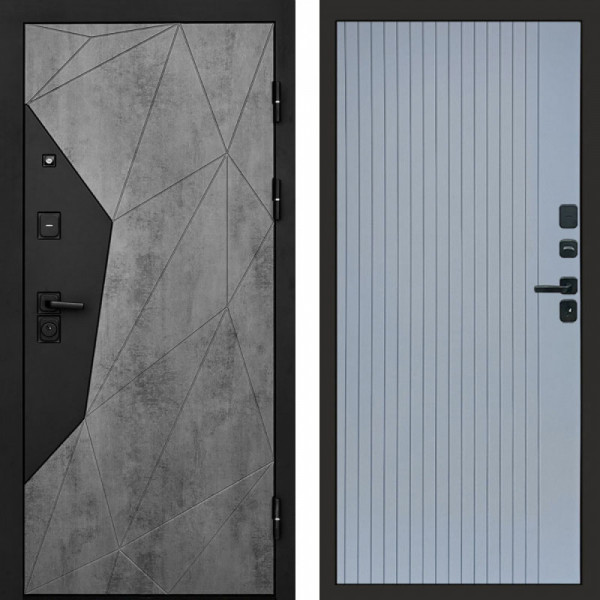 Входная дверь Termo-Door Авангард Бетон - Flat Grey софт