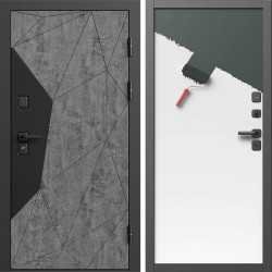 Входная дверь Termo-Door Авангард Бетон - Гладкая Панель Под Покраску (грунт)