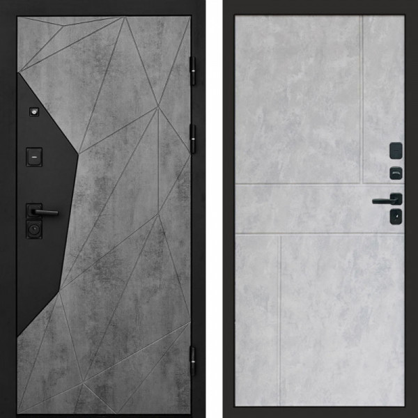 Входная дверь Termo-Door Авангард Бетон - Горизонт бетон светлый