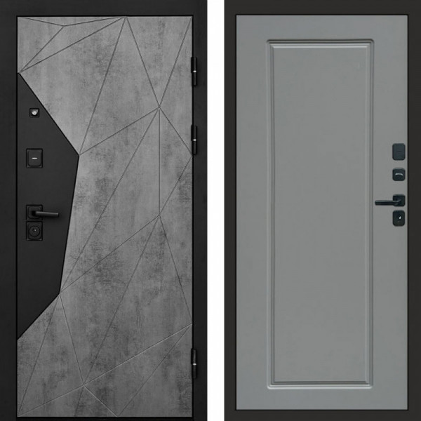 Входная дверь Termo-Door Авангард Бетон - Гранд Grey софт