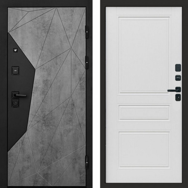 Входная дверь Termo-Door Авангард Бетон - Классика лиственница