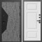 Входная дверь Termo-Door Авангард Бетон - Лион Белый софт