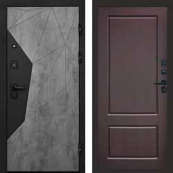 Входная дверь Termo-Door Авангард Бетон - Марсель Шоколад