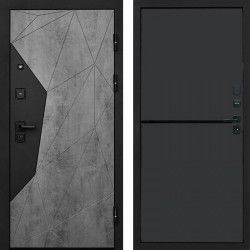Входная дверь Termo-Door Авангард Бетон - Нео Графит