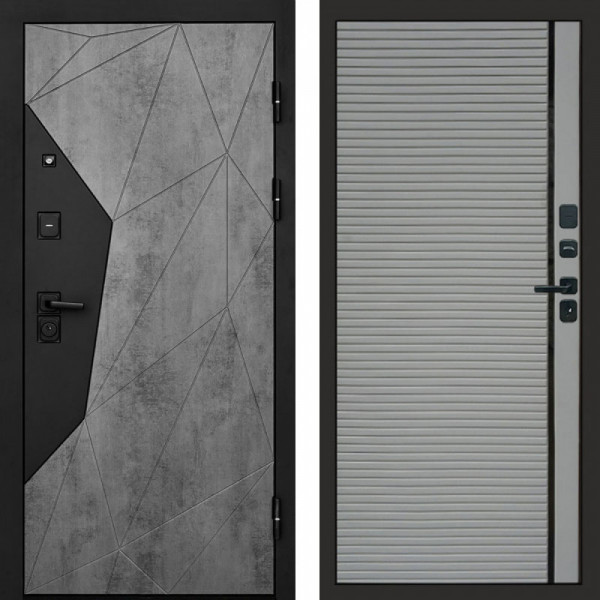 Входная дверь Termo-Door Авангард Бетон - Porte Grey софт