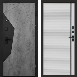 Входная дверь Termo-Door Авангард Бетон - Porte white