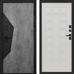 Входная дверь Termo-Door Авангард Бетон - Престиж бежевый матовый